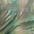 fashion colors polyester lycra holographic foil print fabric for active wear